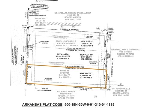 Lot 35  1109 N 9th Street, Rogers AR