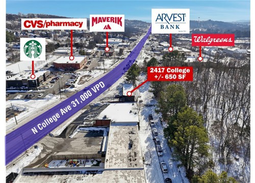 2417 N College Avenue, Fayetteville AR